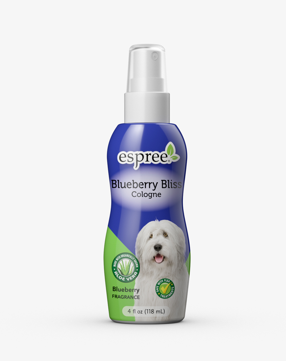 Our good smelling dog sprays come in blueberry and other